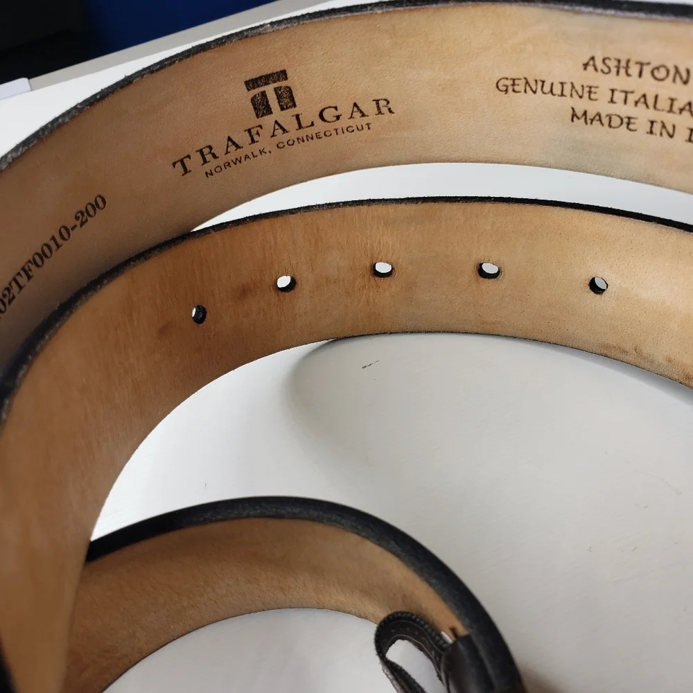 Trafalgar Leather Preppy Belt 1.5